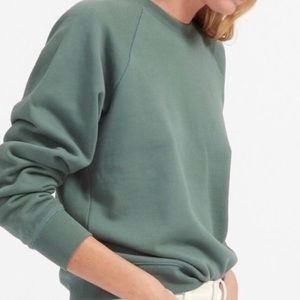 Everlane Crew Sweatshirt - Sage Green - XXS